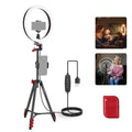 NEEWER BASICS 10 Inch Selfie Ring Light with Tripod and Dual Phone Holders