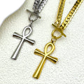 HEIR BNB Gold Ankh Pendant Necklace — Be_Bae's Signature